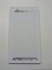 Interior para libretas de 1/4 o cuarto de Oficio "Raya decora"