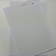 Interior para Libretas de B5 (profesional) "Raya"