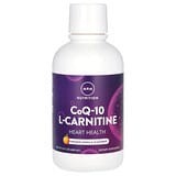 MRM Nutrition, Suplemento líquido con CoQ10 y L-carnitina, Naranja y vainilla, 480 ml (16 oz. líq.)