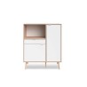 Alacena Masha - Color Madera y Blanco