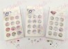 Decoración FIGURAS TORNASOL para uñas aprox 30 piezas en estuche de 7 x 12.5 cm con 12 divisiones. KT (140)-0664 (Cristales torn