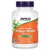 NOW Foods, Ginkgo biloba con doble concentración, 120 mg, 200 cápsulas vegetales