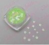 Decoración GLOW brilla en la oscuridad para uñas en frasco de 1/8oz por pieza, surtido (PB)