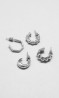 Set Aretes Plateados