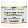 California Gold Nutrition, Magnesio en polvo para preparar bebidas, Explosión de naranja, 380 g (13,4 oz)