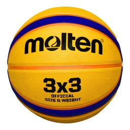 Balón de baloncesto Molten 3x3 B33T2010 6 deep channnel hule natural,Balón de baloncesto Molten 3x3 B33T2010 6 deep channnel hul