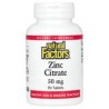 Natural Factors, Citrato de zinc, 50 mg, 90 comprimidos