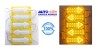 FLECHA LED 22 FOCOS COLOR AMBAR IDEAL PARA CARROCERIAS DE CAMION 12V A 24V EXCELENTE ILUMINACION NOTA : PRECIO POR 1 PIEZA OEM.