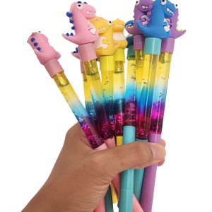 Pluma Kawaii Punto Fino de Gel Estrella Espacial Cristal Metalica