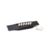Martin 18APP0002, Blanco con Tortoise, Bridge and End Pin Set Authentic