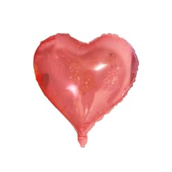 Globo corazón transparente