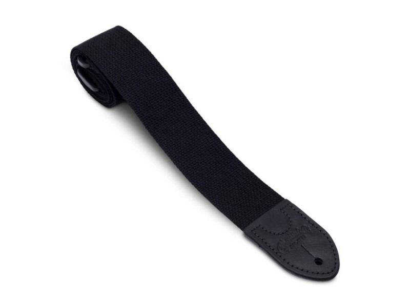 Tahalí Martin, tejido de algodón con soporte para púas, color negro.