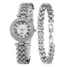 Reloj de dama Brillos Plateado