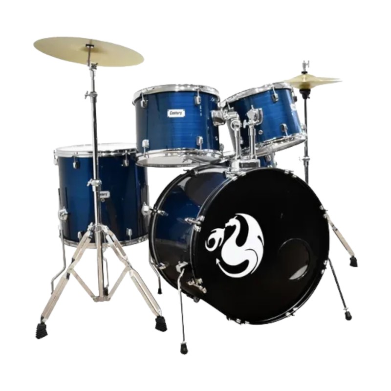 Bateria Acustica Paquete 5 Piezas Century Incluye Pedal, Banco y Platillos