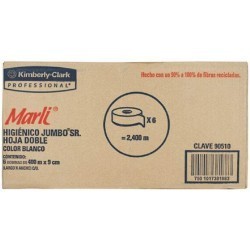 PAPEL HIGIENICO MARLI SENIOR 6/400 90510