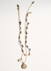 Collar colgantes combinado