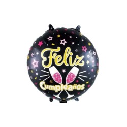 Globo de cumpleaños con copas