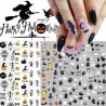 Set de Pegatinas para Uñas con diseños de Halloween