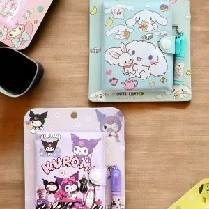 Set Escolar Mini Libreta con Hojas Membretadas y Mini Pluma Sanrio