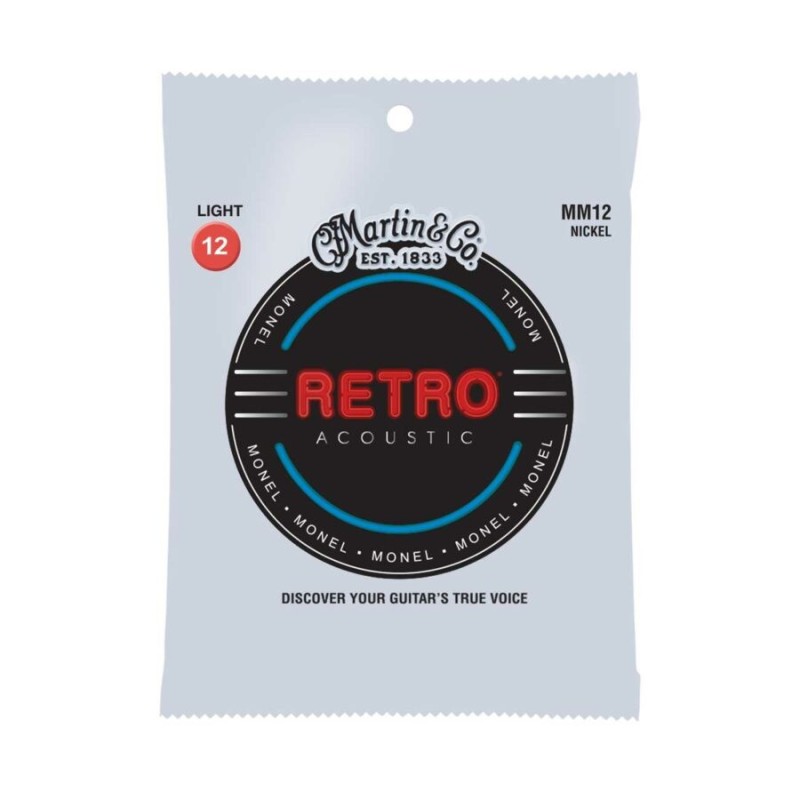 Cuerdas Martin para Guitarra Acústica 6-String Light Retro