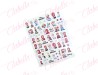 Decoración sticker FROZEN para uñas aprox de 6.5×8.5cm por planilla, surtido (Oferta)