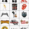 Sticker Calcomanias Rock! Estampas Decorativas Tamaño Carta