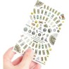 Stickers para Uñas Dinero Money Dólar