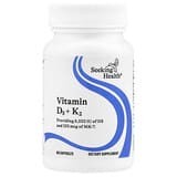Seeking Health, Vitaminas D3 y K2, 60 cápsulas