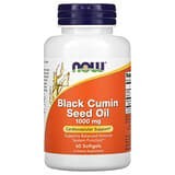 NOW Foods, Aceite de semilla de comino negro, 1000 mg, 60 cápsulas blandas