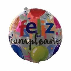 Globo de cumpleaños transparente