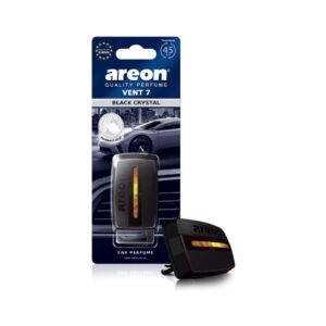 Perfume aromatizante vent 7 con fragancia a black crystal para automóvil, 4.5ml / areon / 124401