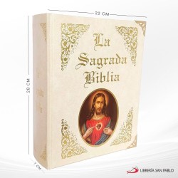 LA SAGRADA BIBLIA SAGRADO CORAZON MARFIL – DL