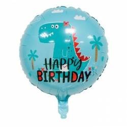 Globo Happy Birthday dinosaurio