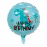 Globo Happy Birthday dinosaurio