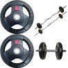 Par de discos estándar 2.5 kg recubiertos Wod Pro,Par de discos estándar 2.5 kg recubiertos Wod Pro