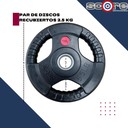 Par de discos estándar 2.5 kg recubiertos Wod Pro,Par de discos estándar 2.5 kg recubiertos Wod Pro