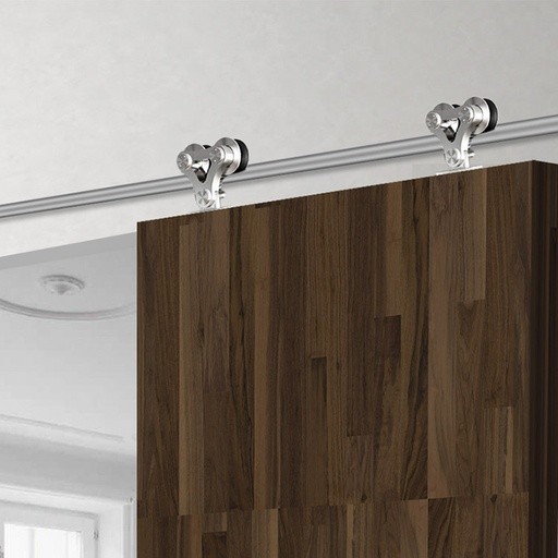 Sistema Deslizable Serie Double 80kg Acero Inoxidable | Jako Herrajes