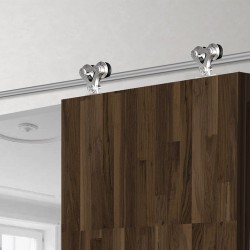 Sistema Deslizable Serie Double 80kg Acero Inoxidable | Jako Herrajes