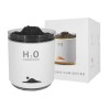 Humidificador con diseño de llama volcánica, 100x100x122mm / hx127b