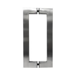 Jaladera / Manillón Rectangular Satín Acero Inoxidable | Jako Herrajes