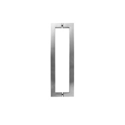 Jaladera / Manillón Rectangular Satín Acero Inoxidable | Jako Herrajes