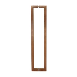 Jaladera / Manillón Rectangular Cobre Acero Inoxidable | Jako Herrajes