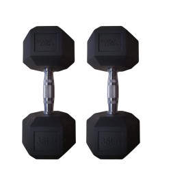 Par de mancuernas hexagonales 35 libras Wod Pro,Par de mancuernas hexagonales 35 libras Wod Pro