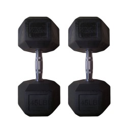 Par de mancuernas hexagonales 45 libras Wod Pro,Par de mancuernas hexagonales 45 libras Wod Pro
