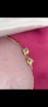 Aretes triple rectangulo zirconia 85A