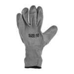 Par de guantes de poliéster con recubrimiento de látex, variedad de colores / size:10 / t088a