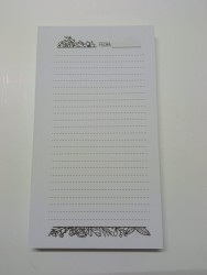 Interior para libretas de 1/4 o cuarto de Oficio "Raya decora"
