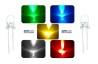 FOCO LED ESCOLAR 5MM COLOR VERDE OEM.