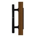 JALADERA CON PLACA PARA PUERTA TIPO GRANERO - HIERRO MOD. JKH06 | www.jako.mx