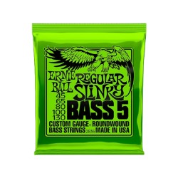 Cuerdas de Bajo Electrico de 5 cuerdas Ernie Ball 2836 Calibre 45-130